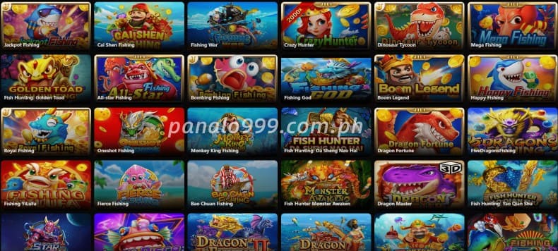 PANALO999 Online Casino na interface ng pagpili ng laro