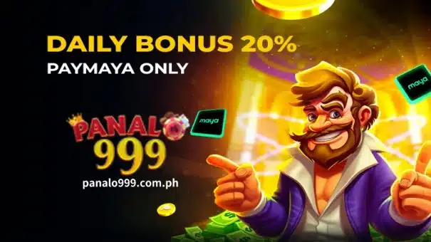 PANALO999 PayMaya Daily Bonus 20%