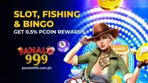 PANALO999: Slot/Fishing/Bingo 0.5% P-Coins