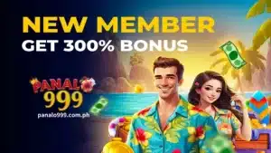 PANALO999 new members get 300% bonus